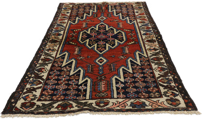 3 x 5 Antique Persian Hamadan Rug 50405