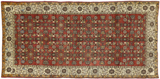 5 x 10 Vintage Turkish Sivas Rug 50410