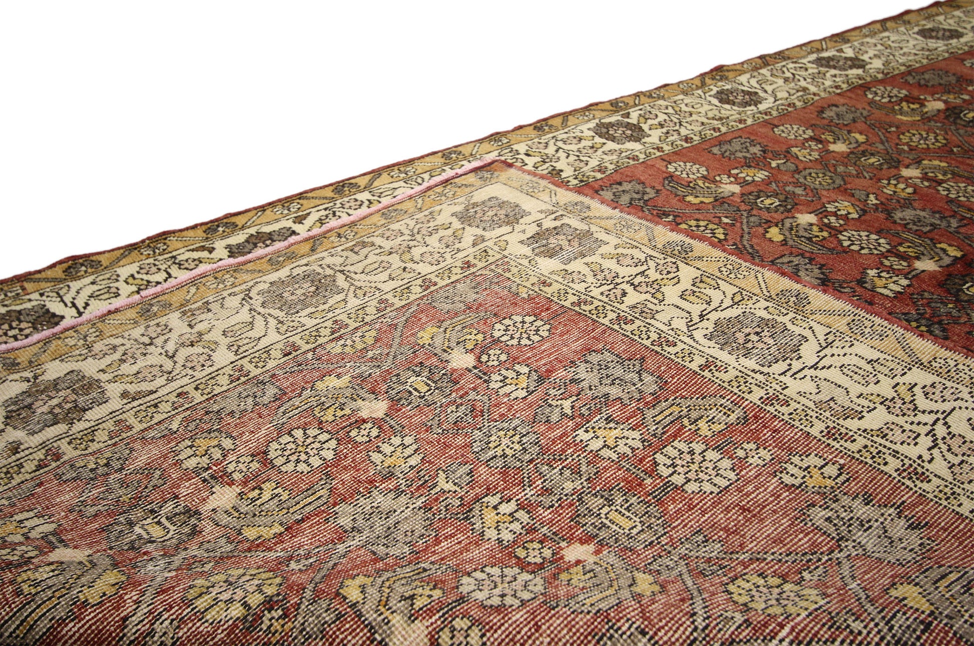 5 x 10 Vintage Turkish Sivas Rug 50410