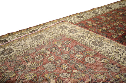 5 x 10 Vintage Turkish Sivas Rug 50410