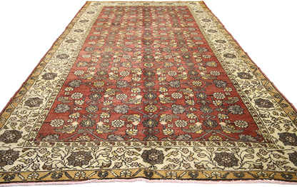 5 x 10 Vintage Turkish Sivas Rug 50410