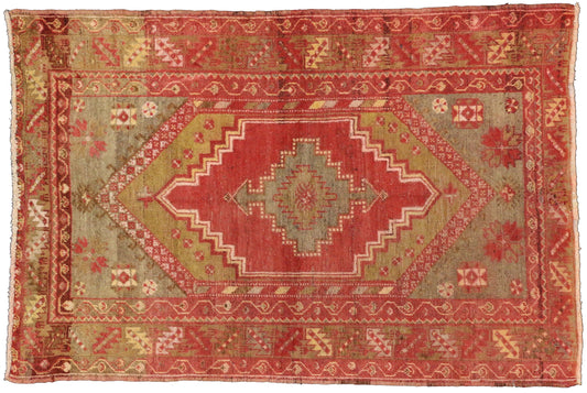 3 x 5 Antique Oushak Rug 50411
