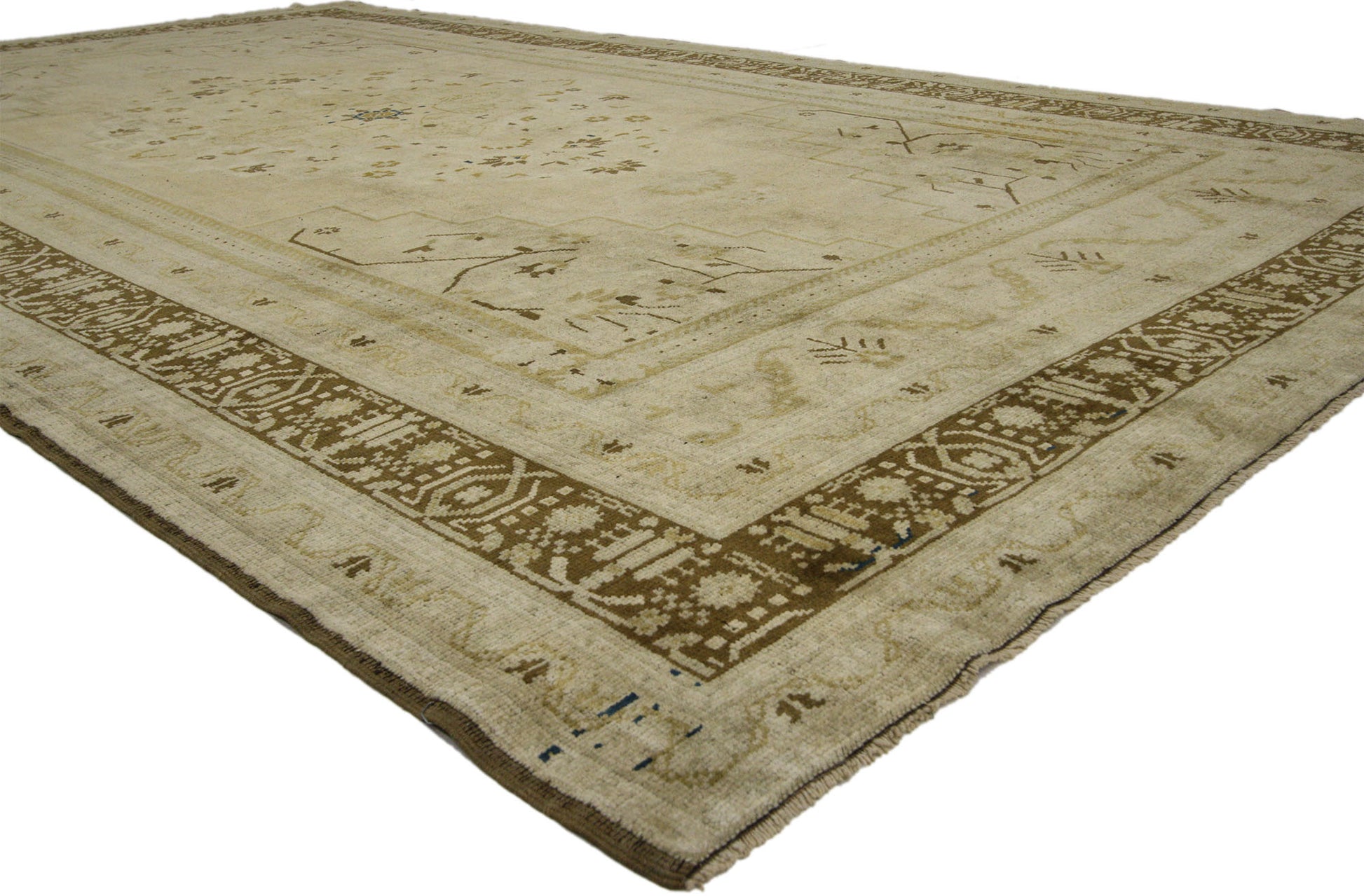 7 x 11 Antique Oushak Rug 50423