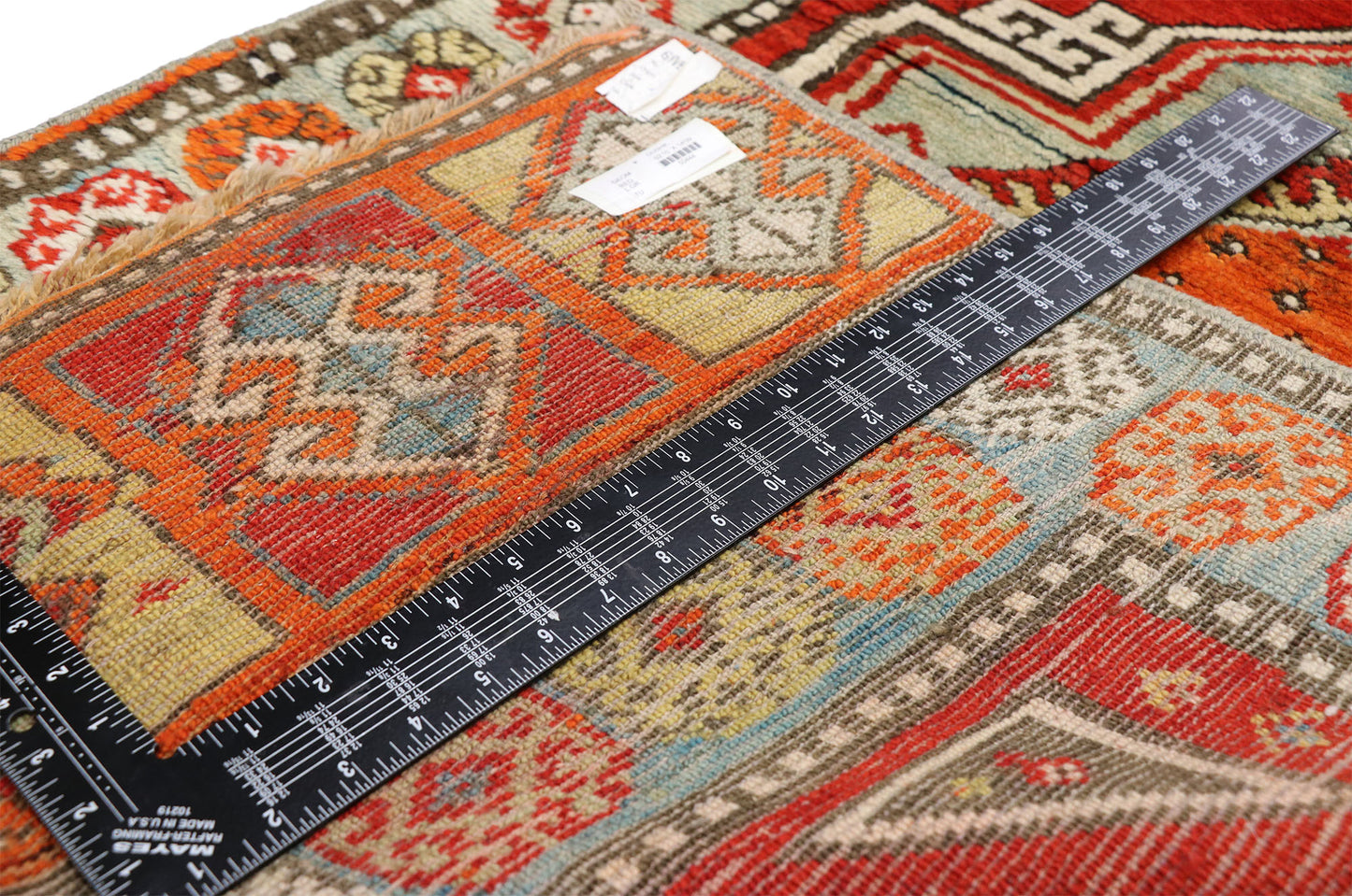 3 x 15 Vintage Turkish Oushak Runner 50444