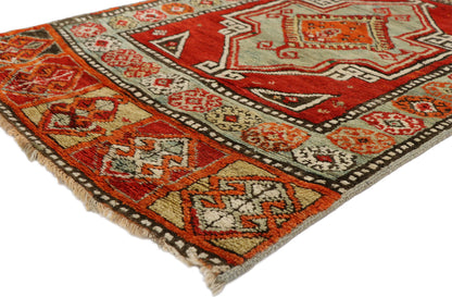 3 x 15 Vintage Turkish Oushak Runner 50444