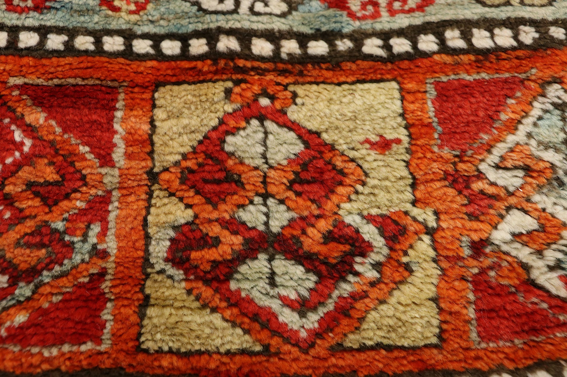 3 x 15 Vintage Turkish Oushak Runner 50444