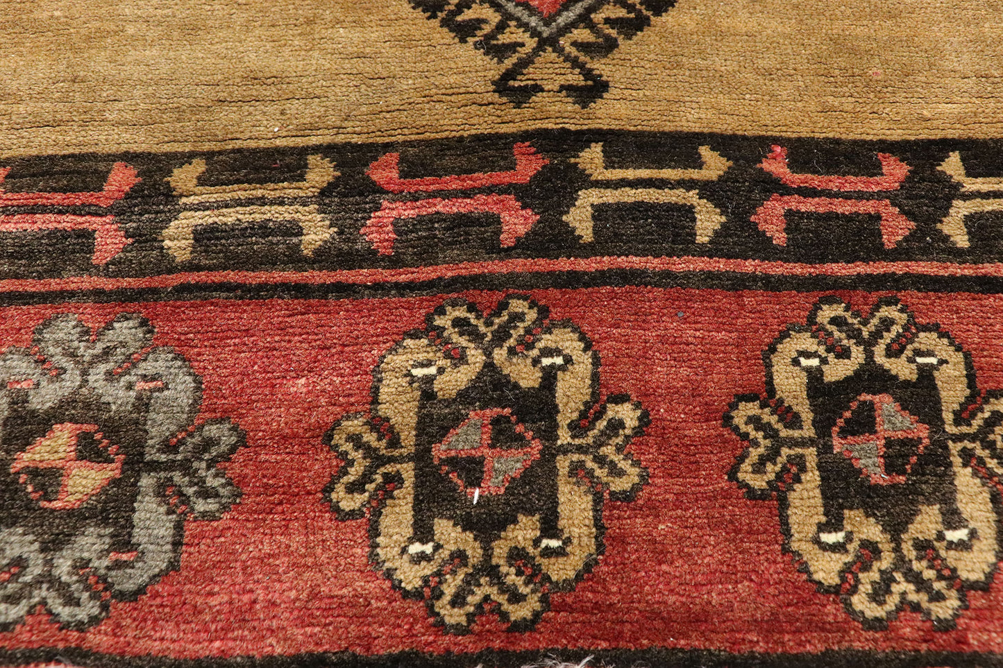 3 x 12 Vintage Oushak Runner 50445