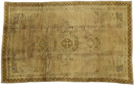 7 x 12 Vintage Oushak Rug 50454