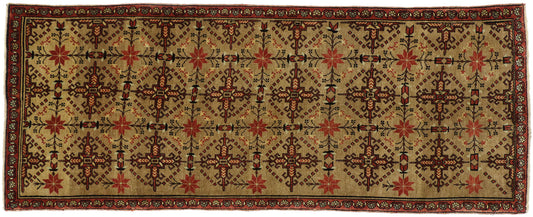 4 x 8 Antique Turkish Oushak Rug 50458