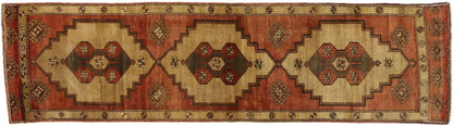 3 x 10 Vintage Oushak Runner 50459