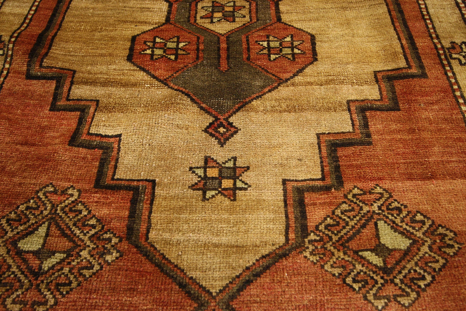3 x 10 Vintage Oushak Runner 50459