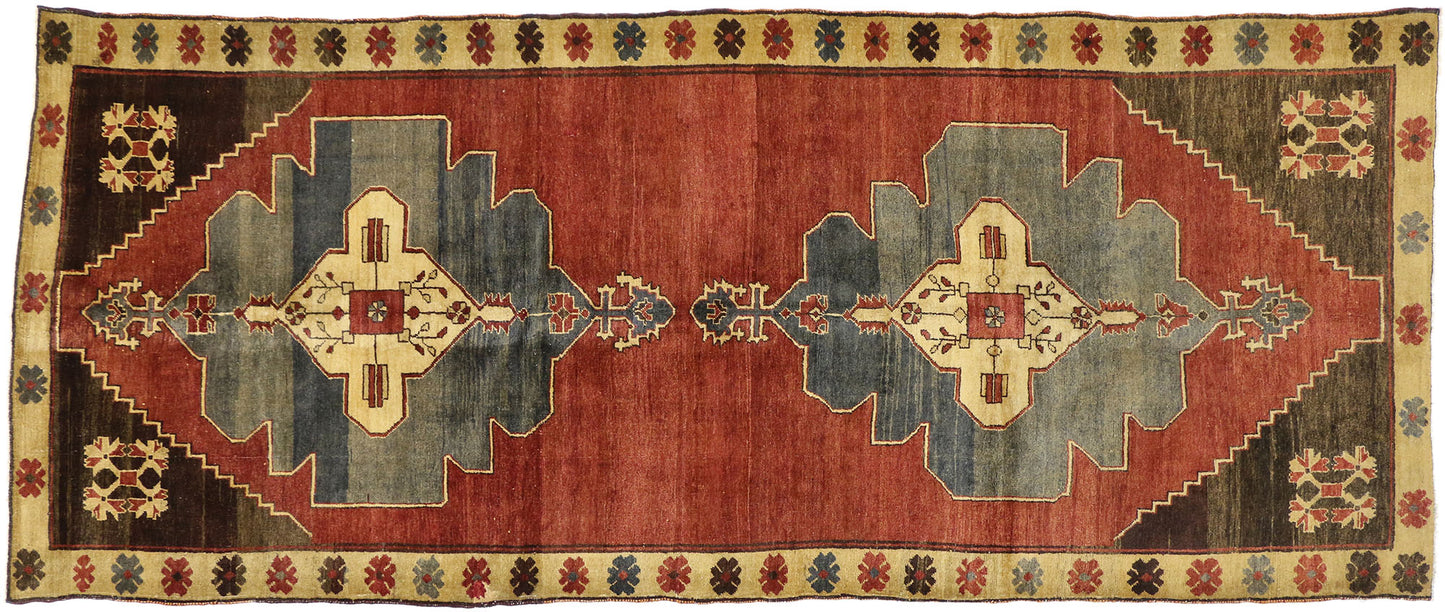 5 x 13 Vintage Oushak Rug 50460