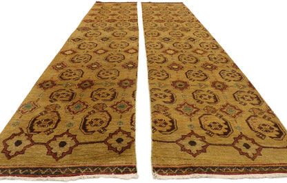 2 x 12 Vintage Turkish Oushak Rug 50463