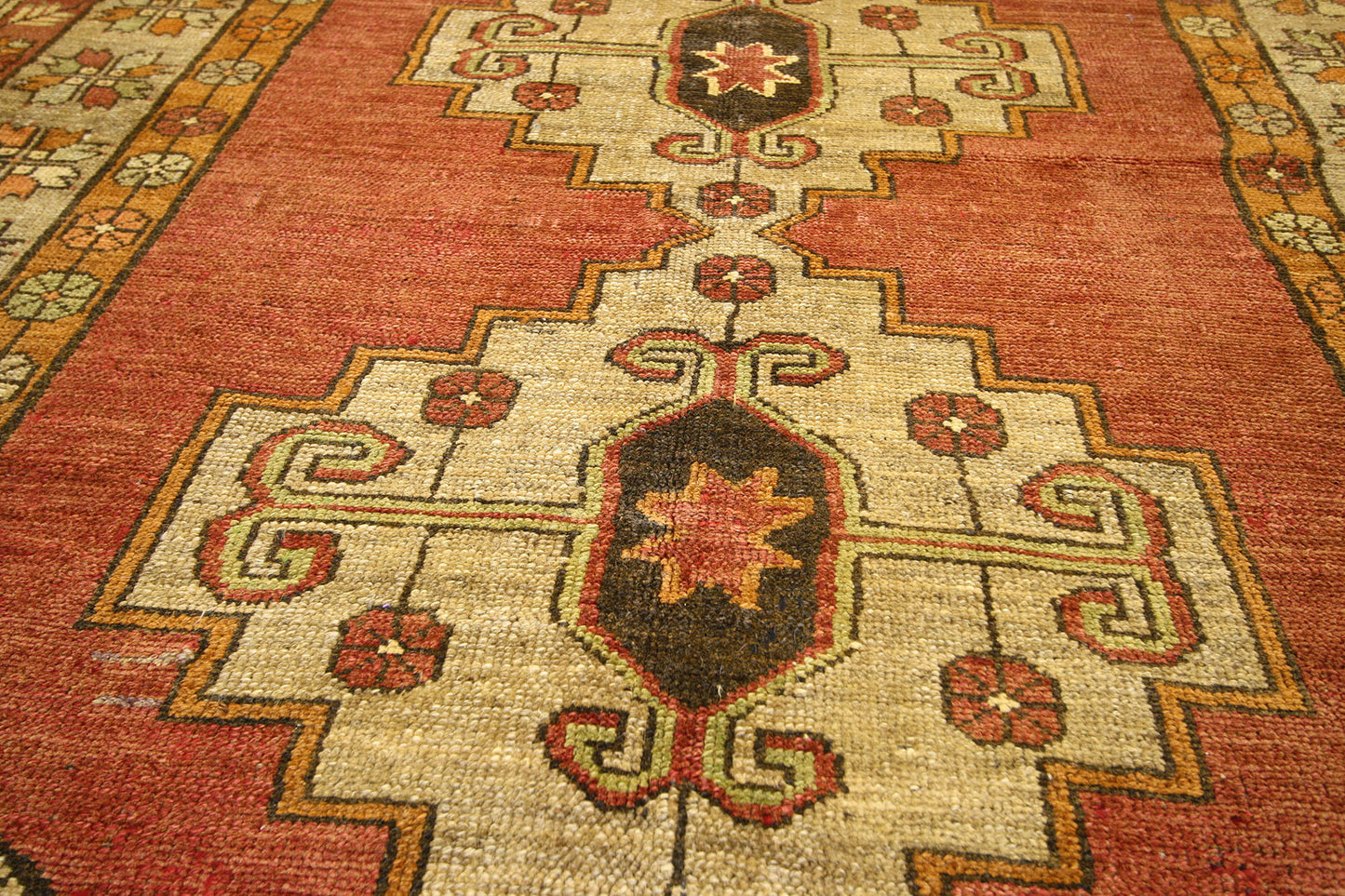 5 x 12 Vintage Turkish Oushak Rug 50468