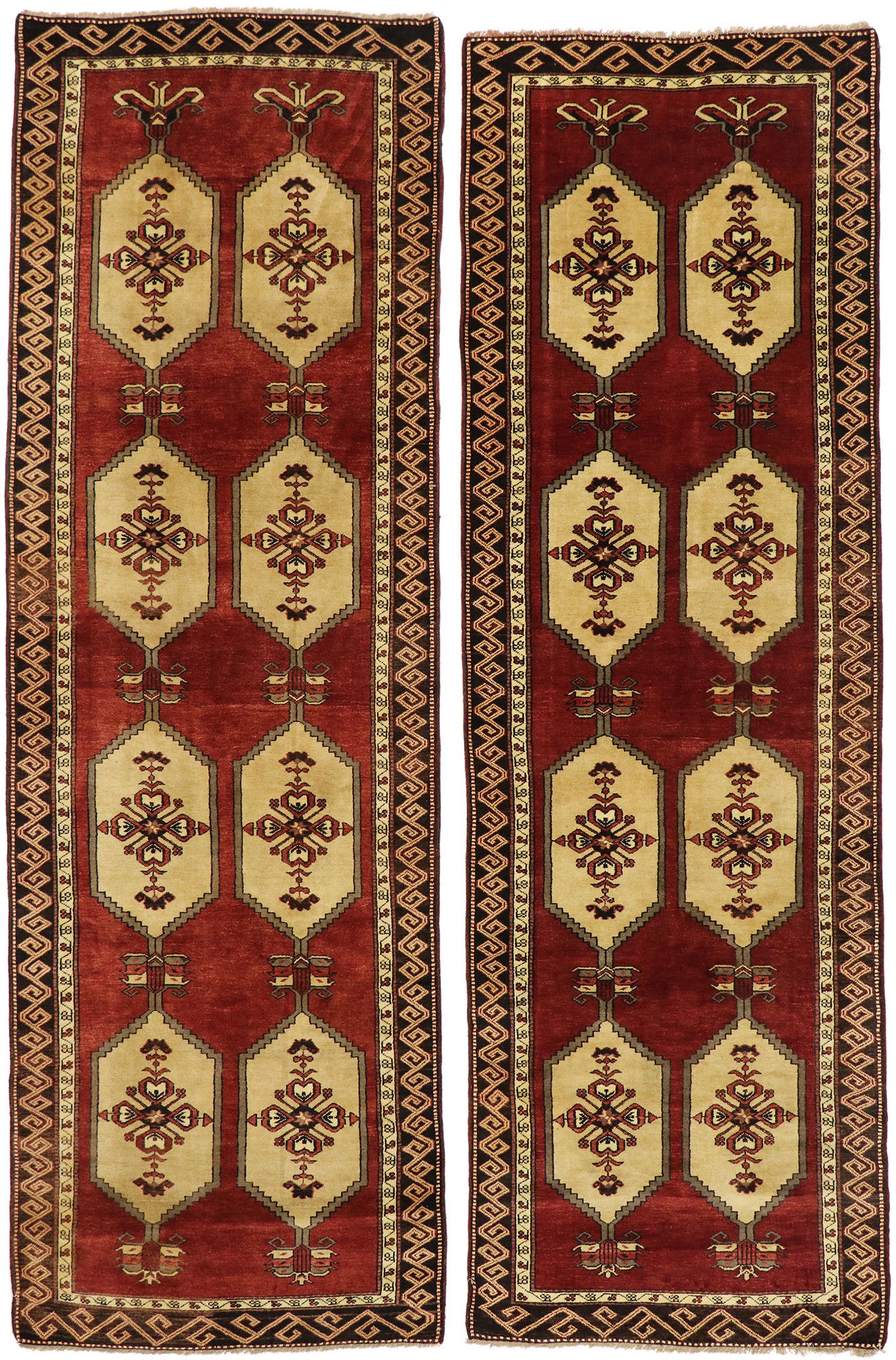 4 x 13 Vintage Turkish Oushak Rug 50469