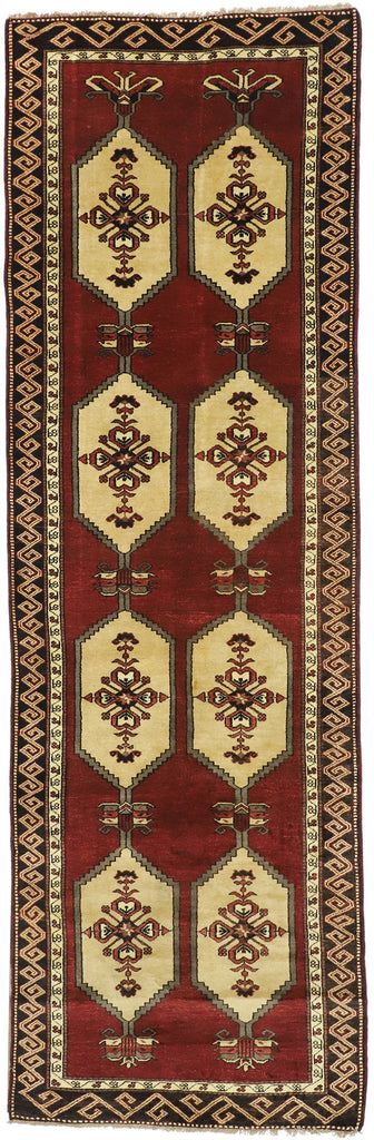 4 x 13 Vintage Turkish Oushak Rug 50470