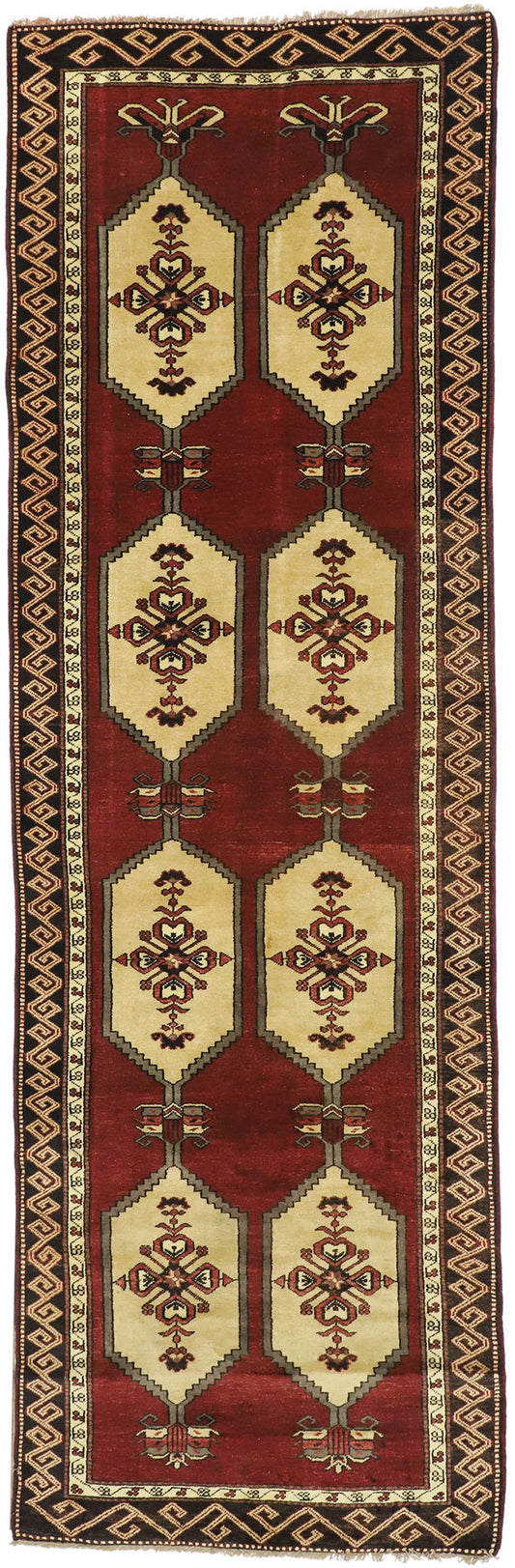 4 x 13 Vintage Turkish Oushak Rug 50470