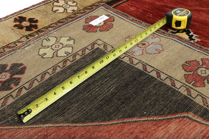 4 x 11 Vintage Turkish Oushak Rug 50474