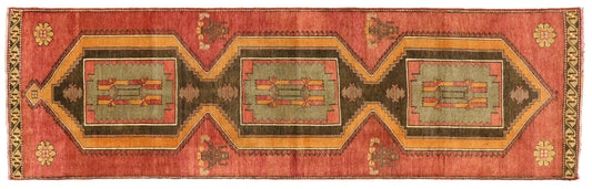 3 x 11 Vintage Oushak Rug 50478