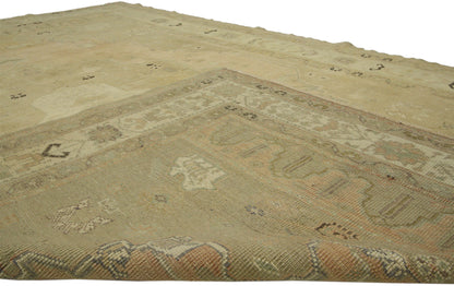 6 x 9 Vintage Turkish Oushak Rug 50480