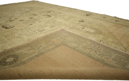 6 x 9 Vintage Turkish Oushak Rug 50483