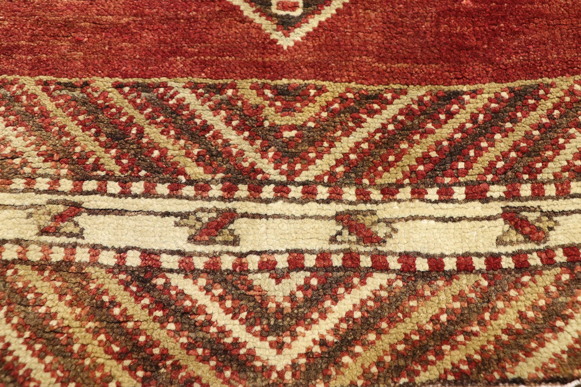 4 x 12 Vintage Turkish Oushak Runner 50490