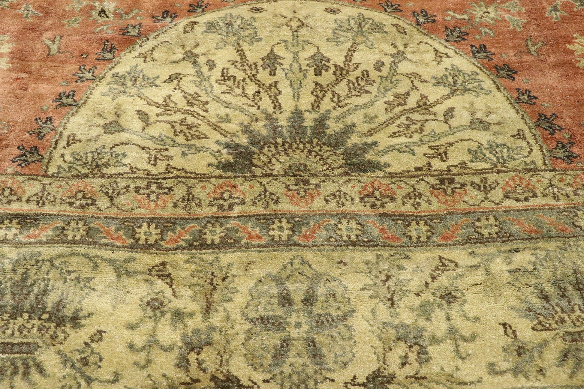 9 x 14 Vintage Turkish Oushak Rug 50499
