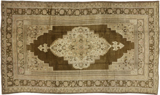 8 x 13 Vintage Turkish Oushak Rug 50504