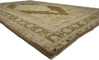 8 x 13 Vintage Turkish Oushak Rug 50504