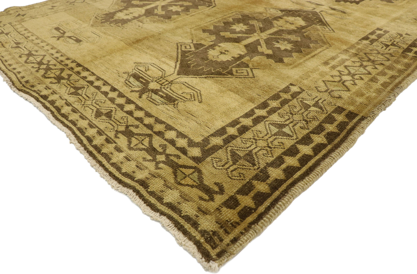 5 x 13 Vintage Turkish Oushak Rug 50512