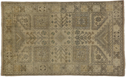 6 x 10 Vintage Oushak Rug 50516