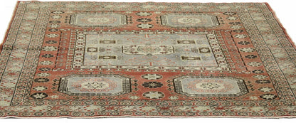 4 x 4 Vintage Turkish Sivas Rug 50529