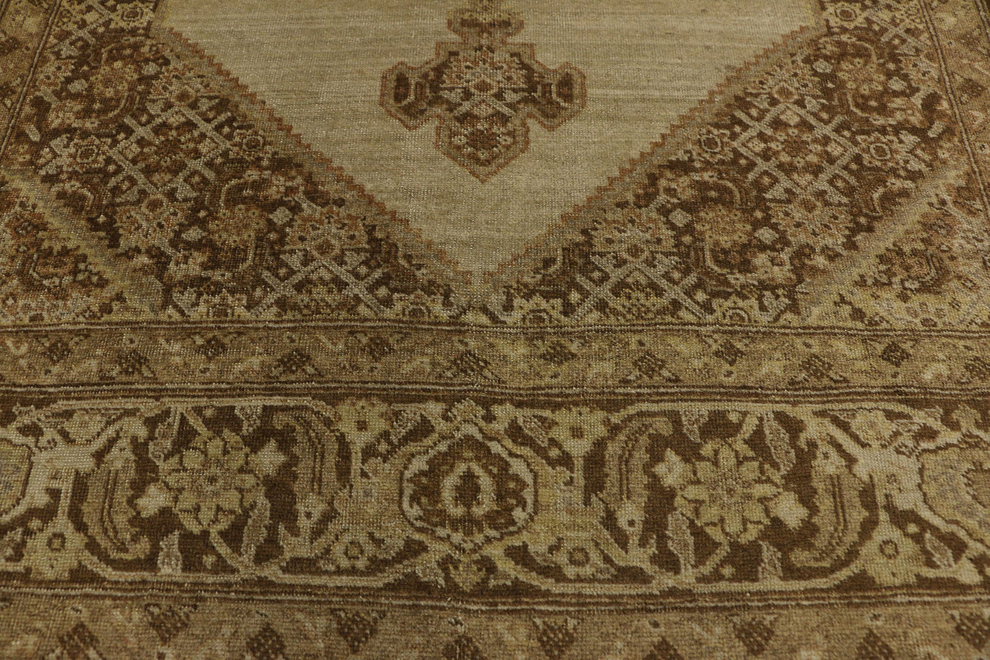 4 x 5 Antique Persian Tabriz Rug 50531