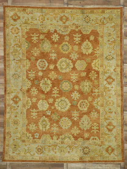 9 x 11 Turkish Oushak Rug 50536