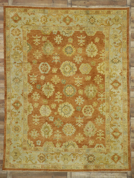 9 x 11 Turkish Oushak Rug 50536