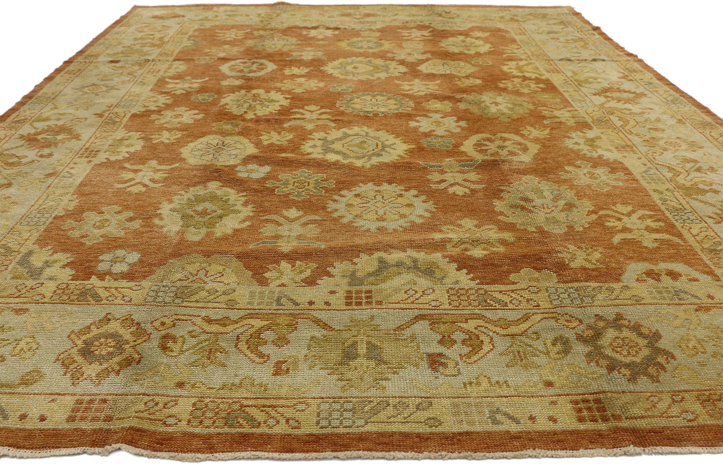 9 x 11 Turkish Oushak Rug 50536