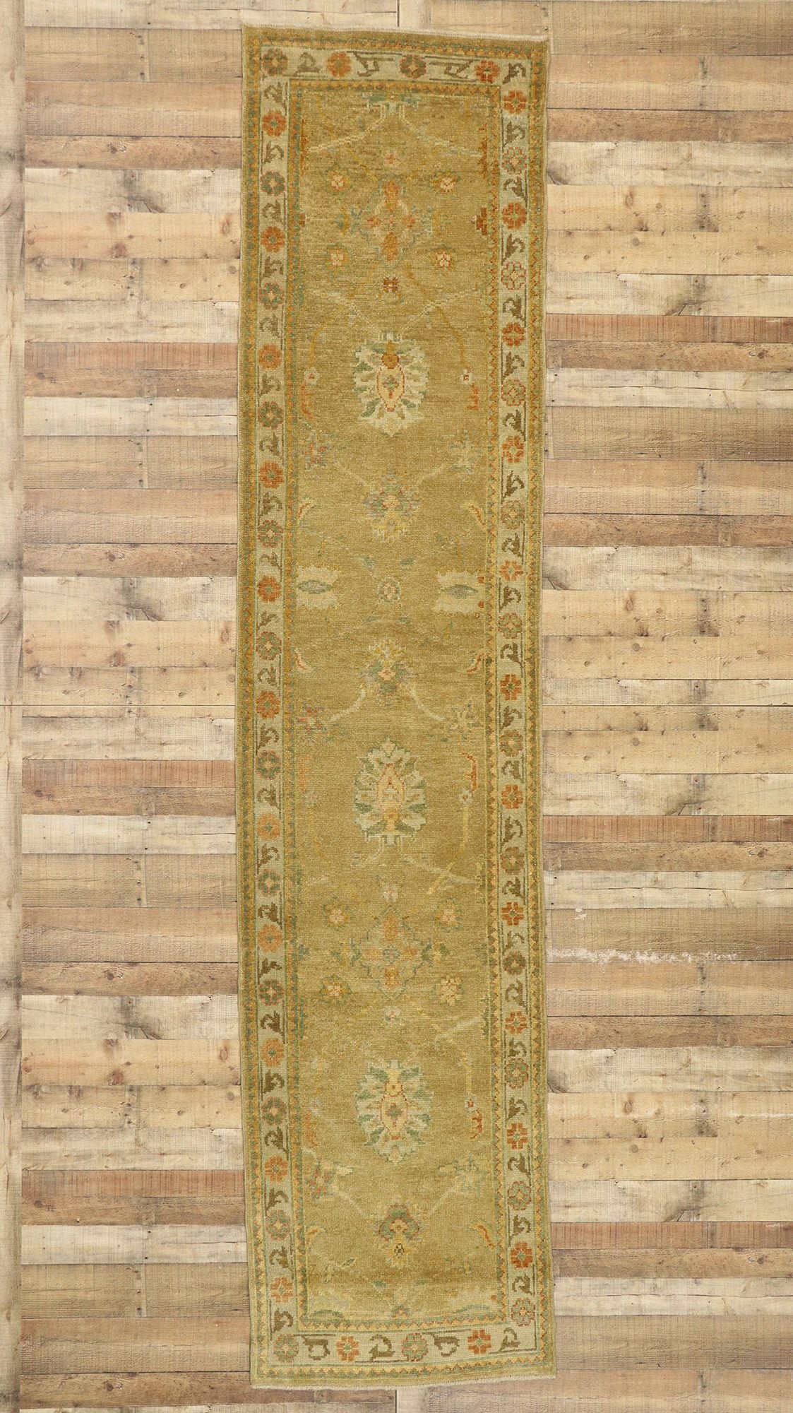 3 x 13 Modern Turkish Oushak Rug 50538