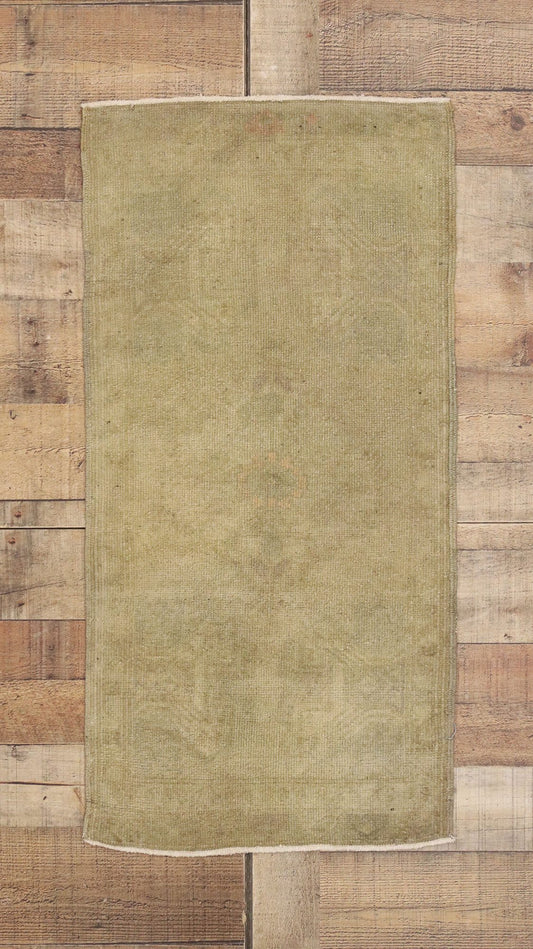 2 x 3 Vintage Turkish Oushak Rug 50541