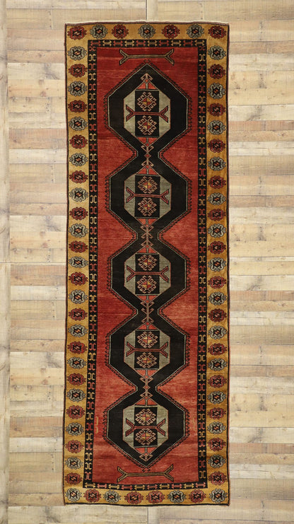 4 x 13 Vintage Oushak Rug 50567