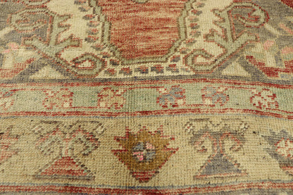 5 x 12 Vintage Turkish Oushak Gallery Rug 50571