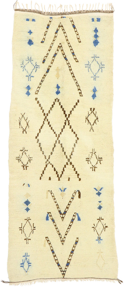 4 x 11 Vintage Moroccan Azilal Rug 20584