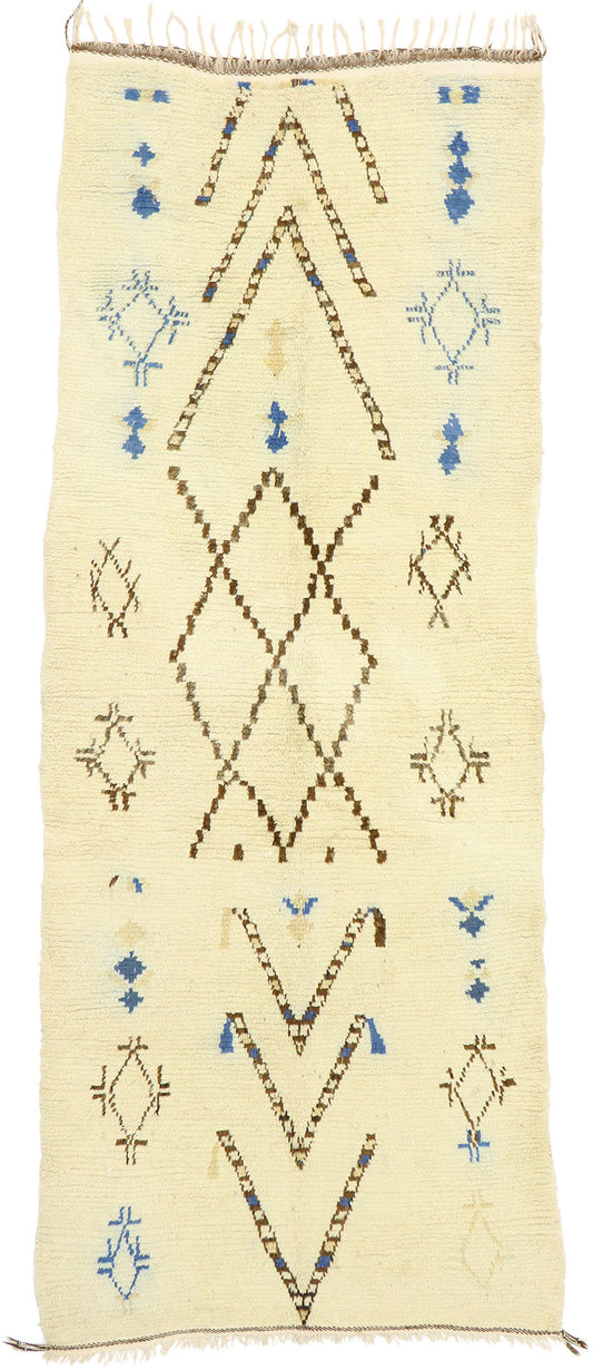 4 x 11 Vintage Moroccan Azilal Rug 20584