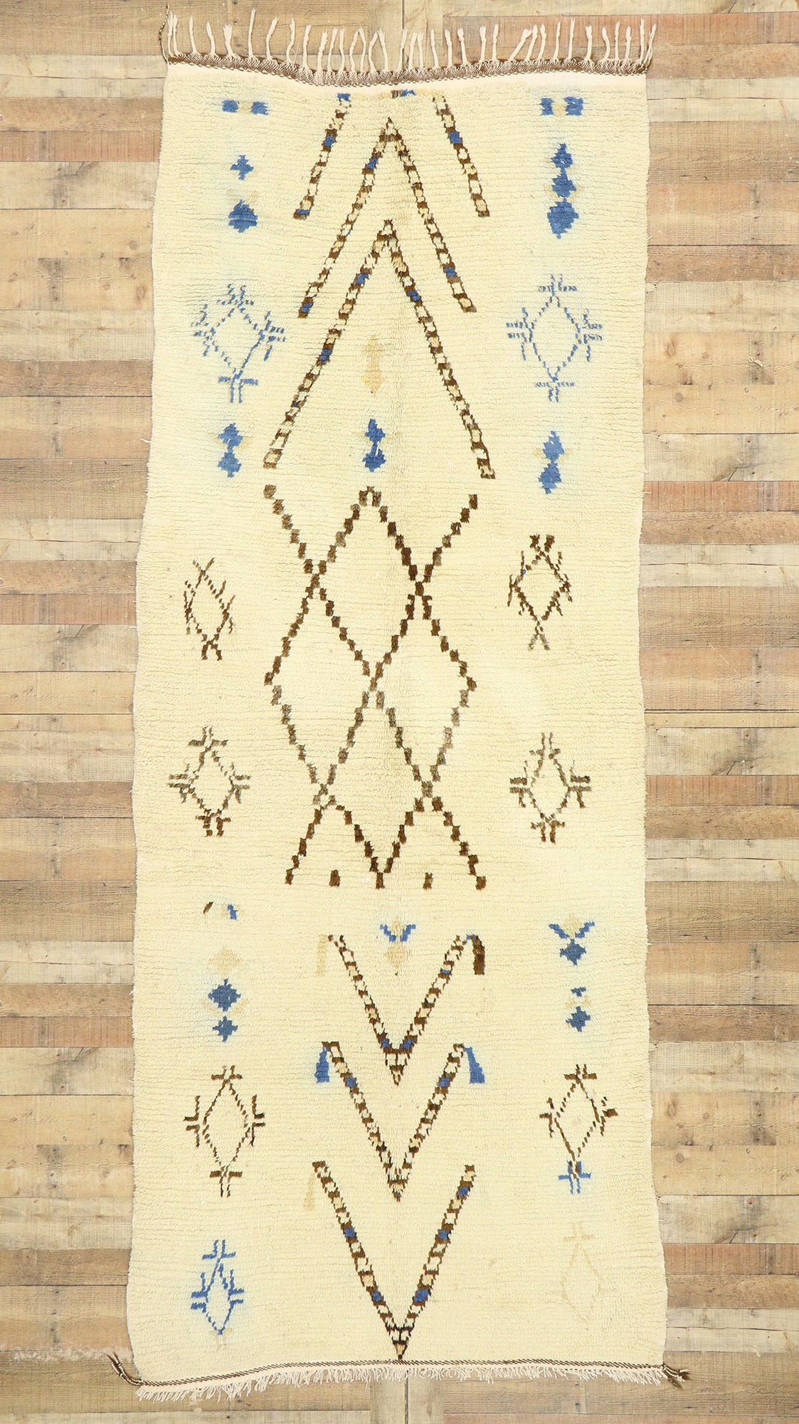 4 x 11 Vintage Moroccan Azilal Rug 20584