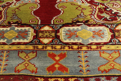 4 x 12 Vintage Turkish Oushak Runner 50587