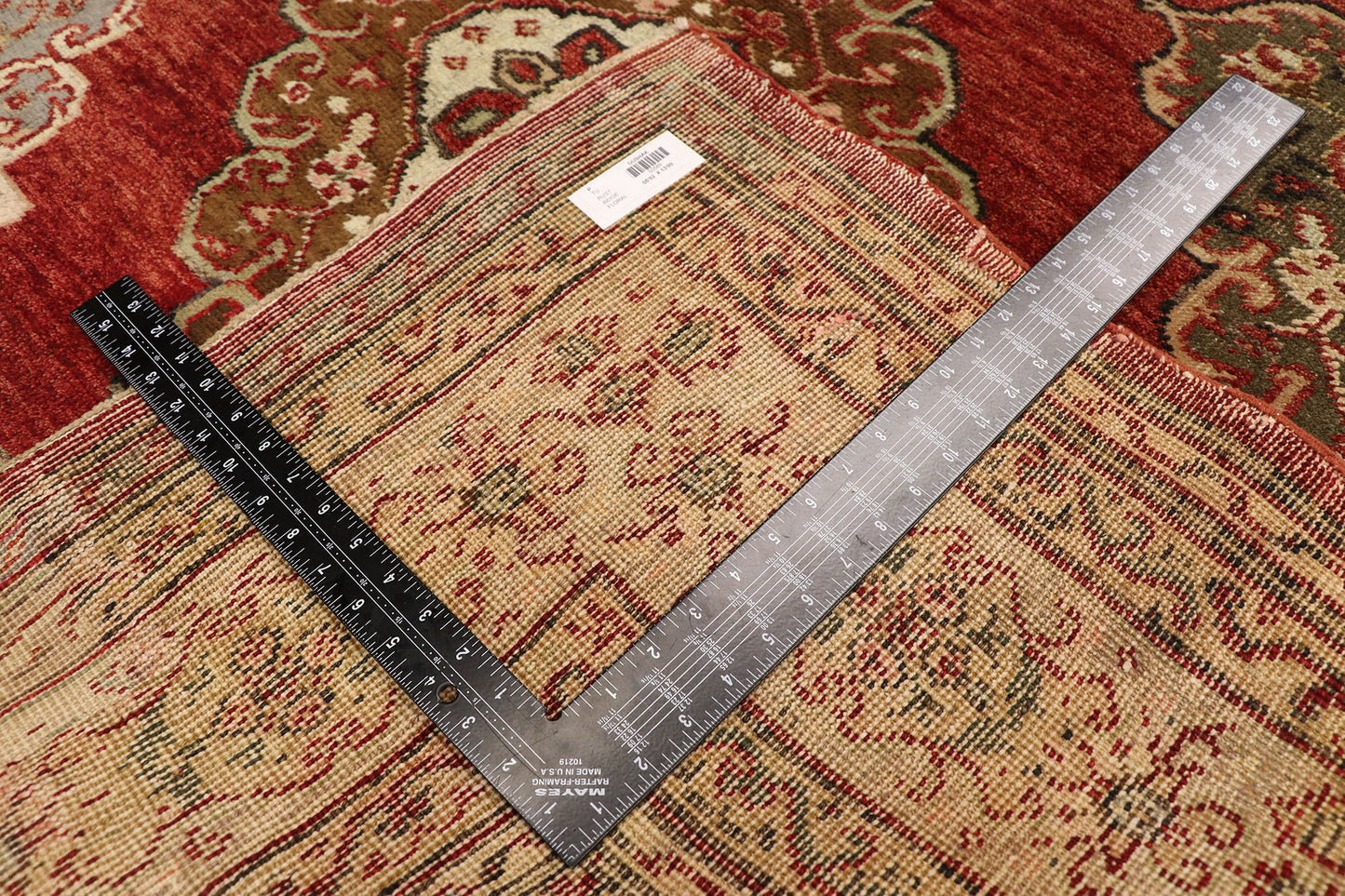 5 x 13 Vintage Turkish Oushak Rug 50589