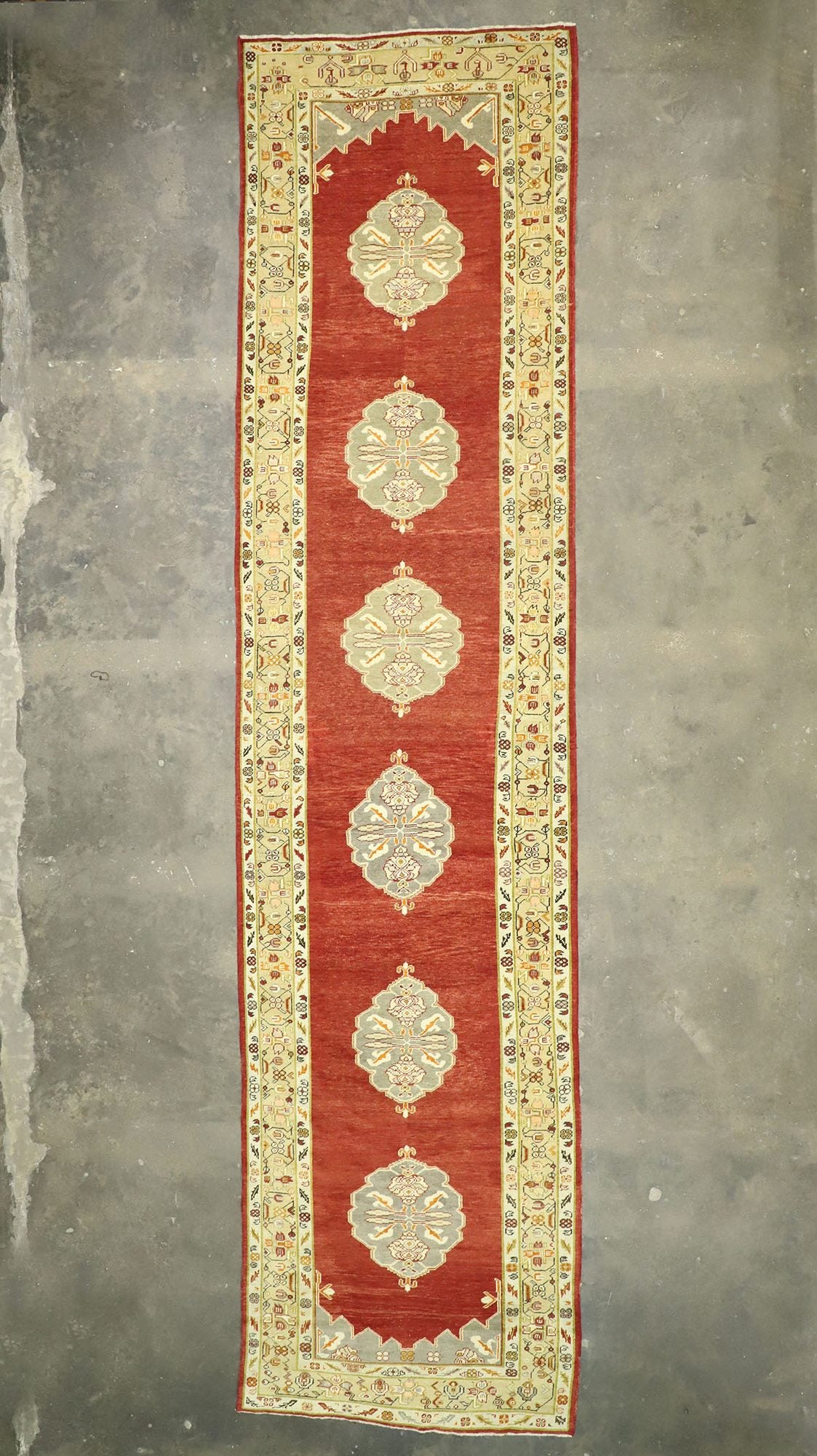 4 x 20 Vintage Turkish Oushak Runner 50601