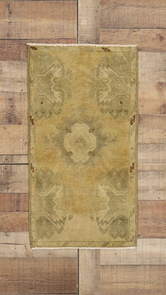 2 x 3 Vintage Turkish Yastik Rug 50612