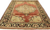 4 x 6 Vintage Turkish Oushak Rug 50632