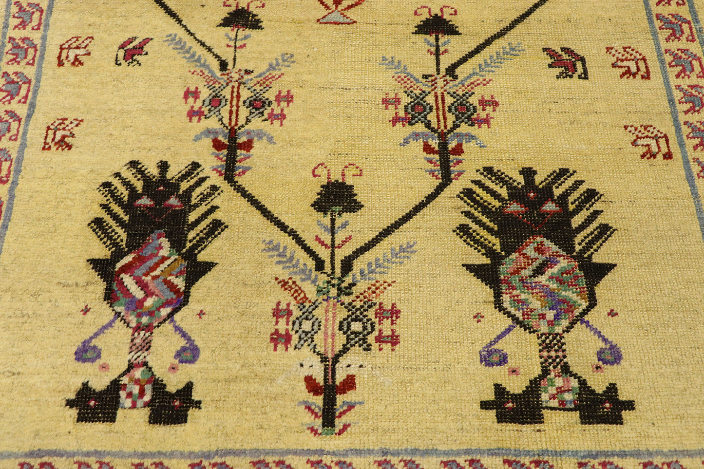3 x 5 Vintage Turkish Oushak Rug 50633