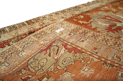 4 x 9 Antique Turkish Oushak Runner 50634
